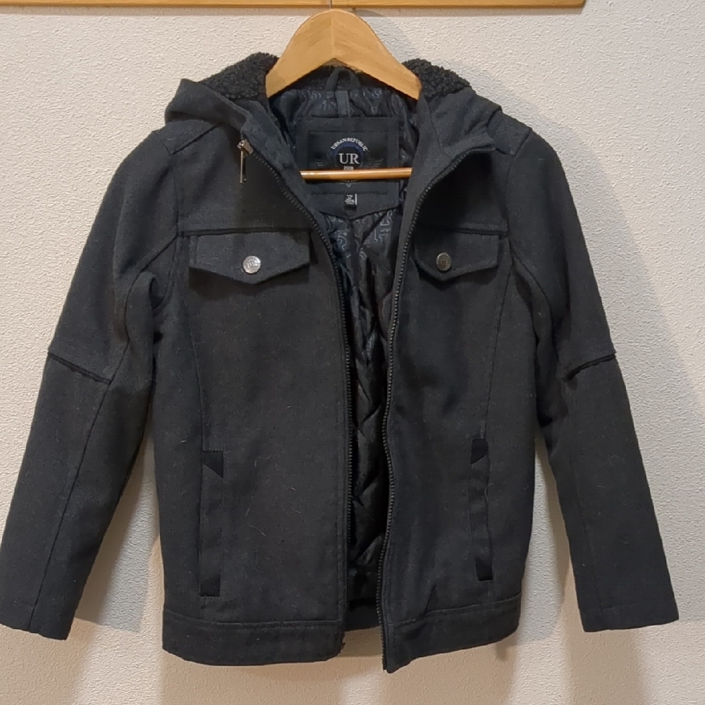 Urban Republic Black Kids Pea Coat